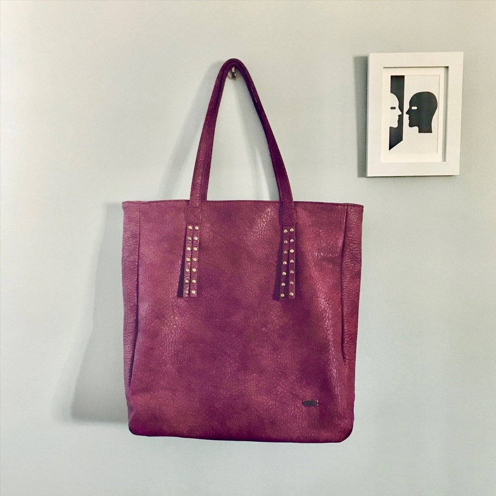 Roxy Faux Leather Tote Bag